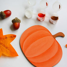Load image into Gallery viewer, Wooden Pumpkin Gouache Painting Kit