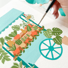 Load image into Gallery viewer, Plant Cart - Gouache Painting Kit