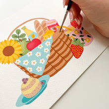 Load image into Gallery viewer, Summer Picnic- Gouache Painting Kit