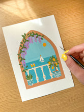 Load image into Gallery viewer, Villa Amalfi - Gouache Painting Kit