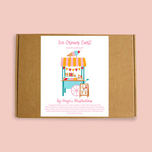 Load image into Gallery viewer, Ice Cream Cart - Gouache Painting Kit