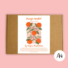 Load image into Gallery viewer, Orange Market - Gouache Painting Kit (A4