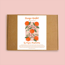Load image into Gallery viewer, Orange Market - Gouache Painting Kit