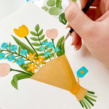 Load image into Gallery viewer, Bloomin' Lovely - Gouache Painting Kit