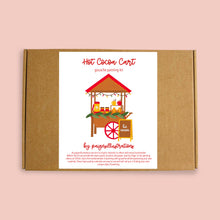 Load image into Gallery viewer, Hot Cocoa Cart - Gouache Painting Kit