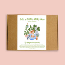 Load image into Gallery viewer, Life Is Better With Dogs- Gouache Painting Kit
