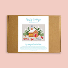 Load image into Gallery viewer, Frosty Cottage - Gouache Painting Kit