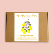 Load image into Gallery viewer, When Life Gives You Lemons- Gouache Painting Kit