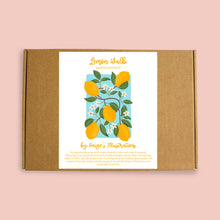 Load image into Gallery viewer, Lemon Walk - Gouache Painting Kit