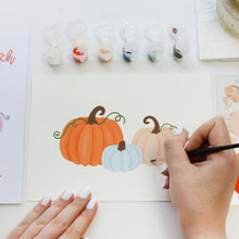Load image into Gallery viewer, Pumpkin Patch - Gouache Painting Kit