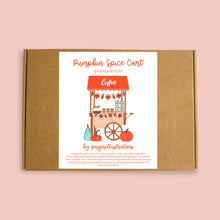 Load image into Gallery viewer, Pumpkin Spice Cart - Gouache Painting Kit