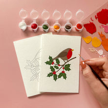 Load image into Gallery viewer, Christmas Cards Gouache Painting Kit