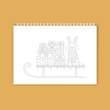 Load image into Gallery viewer, Holly Jolly Christmas Colouring Book