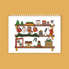 Load image into Gallery viewer, Holly Jolly Christmas Colouring Book