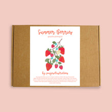 Load image into Gallery viewer, Summer Berries- Gouache Painting Kit