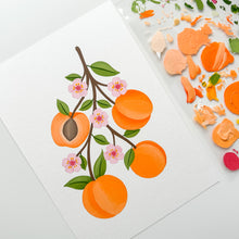Load image into Gallery viewer, Floral Apricots- Gouache Painting Kit