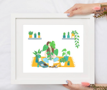 Load image into Gallery viewer, Plant Lady Art Print