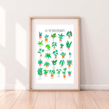 Load image into Gallery viewer, A-Z of Houseplants Art Print