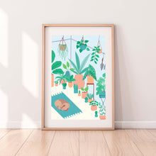 Load image into Gallery viewer, Beagle Plant Room Art Print