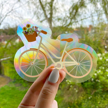 Load image into Gallery viewer, Floral Bike Sun Catcher