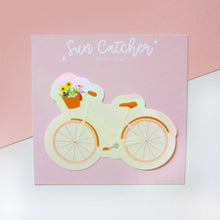 Load image into Gallery viewer, Floral Bike Sun Catcher