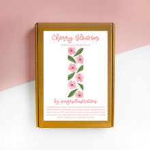 Load image into Gallery viewer, Cherry Blossom - Bookmark Gouache Painting Kit