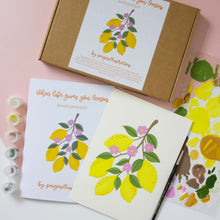 Load image into Gallery viewer, When Life Gives You Lemons- Gouache Painting Kit