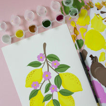 Load image into Gallery viewer, When Life Gives You Lemons- Gouache Painting Kit