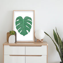 Load image into Gallery viewer, Monstera Leaf Art Print
