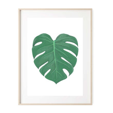 Load image into Gallery viewer, Monstera Leaf Art Print