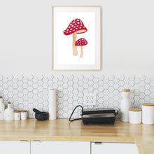 Load image into Gallery viewer, Toadstool Art Print