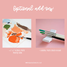 Load image into Gallery viewer, Peach & Orange Floral - Gouache Painting Kit