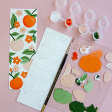 Load image into Gallery viewer, Peach & Orange - Bookmark Gouache Painting Kit