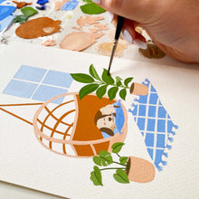Load image into Gallery viewer, Sleepy Pooch - Gouache Painting Kit