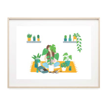 Load image into Gallery viewer, Plant Lady Art Print