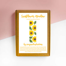 Load image into Gallery viewer, Sunflower Meadow - Bookmark Gouache Painting Kit