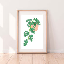 Load image into Gallery viewer, Monstera Monkey Mask Art Print