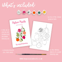 Load image into Gallery viewer, Festive Fruits Gouache Painting kit