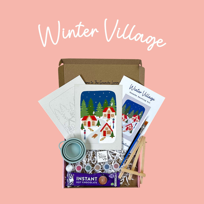 Winter Village - The Gouache