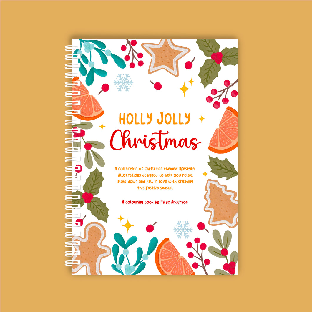 Holly Jolly Christmas Colouring Book