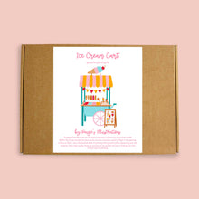 Load image into Gallery viewer, Ice Cream Cart - Gouache Painting Kit
