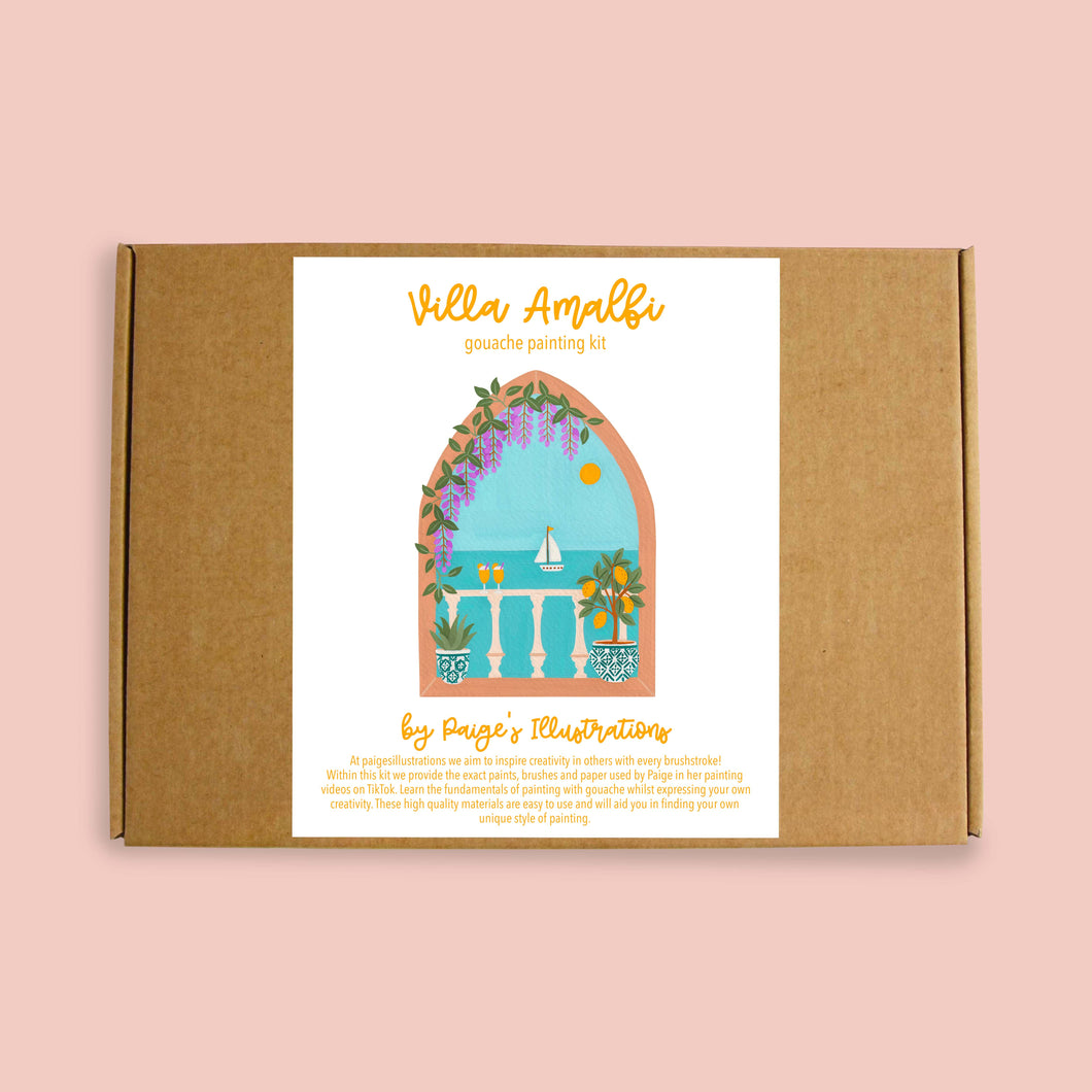 Villa Amalfi - Gouache Painting Kit