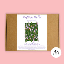 Load image into Gallery viewer, Wisteria Walk - Gouache Painting Kit (A4)
