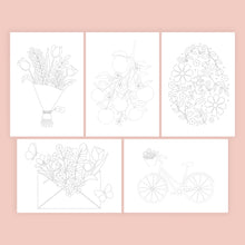 Load image into Gallery viewer, Spring Themed Pre-Printed Sketch Pack
