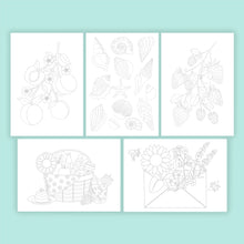 Load image into Gallery viewer, Summer Themed Pre-Printed Sketch Pack
